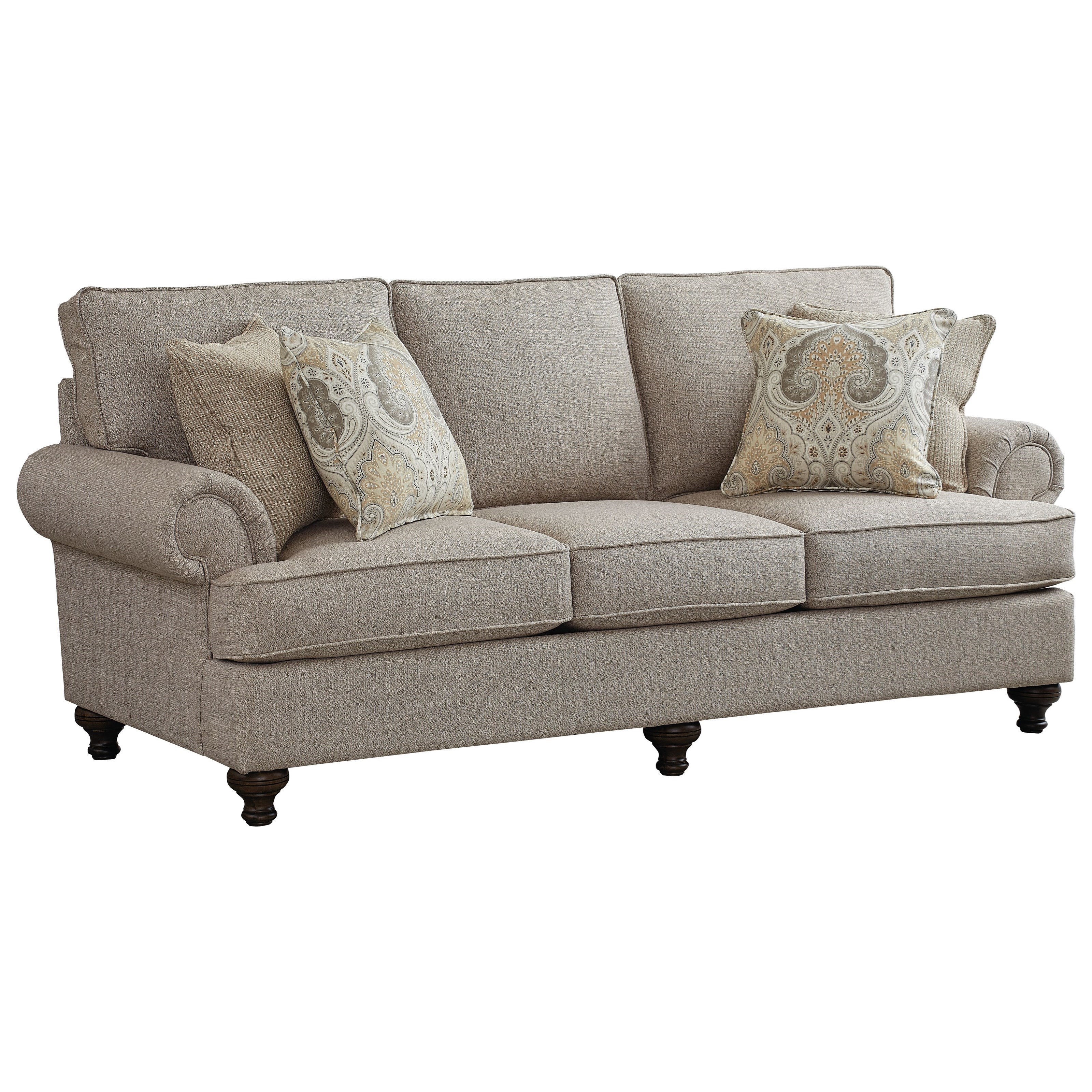 Tan sleeper sale sofa